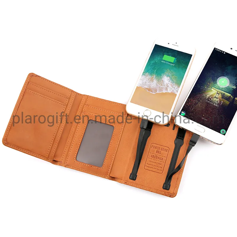 Purse with Built-in Power Bank Manufacture with Ce Certification
