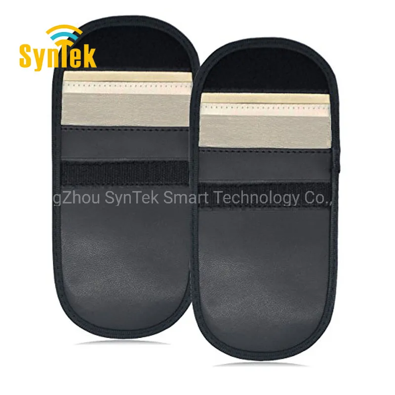 RFID Signal Blocking Bag,Anti-Tracking Anti- Spying Anti Radiation Key Pouch Signal Blocker Jammer Signal Shielding Wallet Case for Cell Phone Privacy Protection