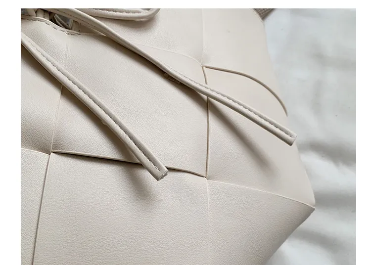 Sh2074 Underarm Purse Bags Women Fashion Womens Luxury Shoulder Custom Wholesale Tote Beach PU Woven Leather Bag