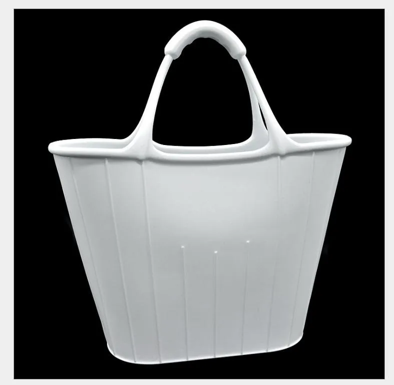 Silicone Beach Bag Durable Colorful Shopping Tote Bag