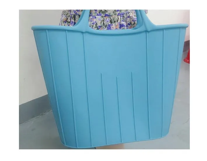 Silicone Beach Bag Durable Colorful Shopping Tote Bag