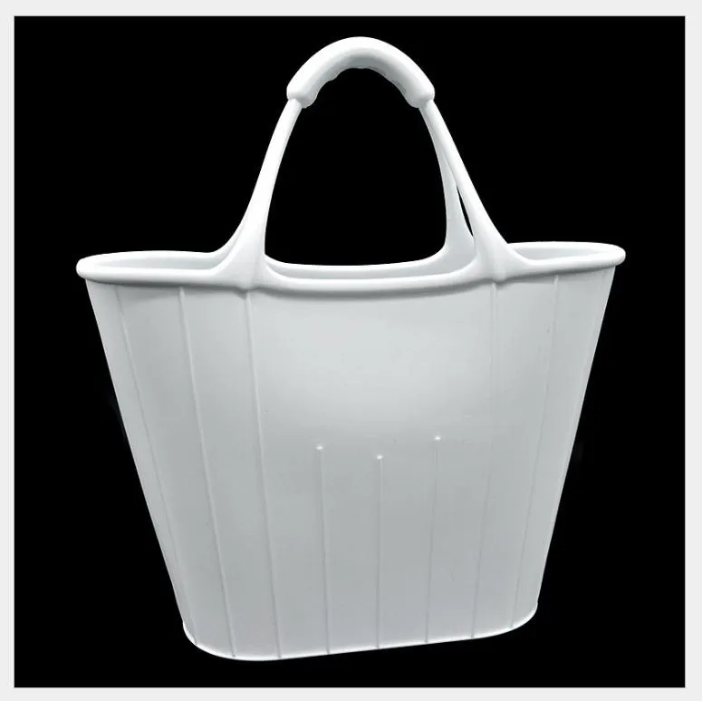 Silicone Beach Bag Durable Colorful Shopping Tote Bag