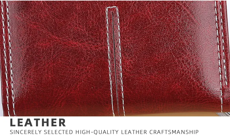 Slim Women Mini Card Holder PU Short High Quality Purse