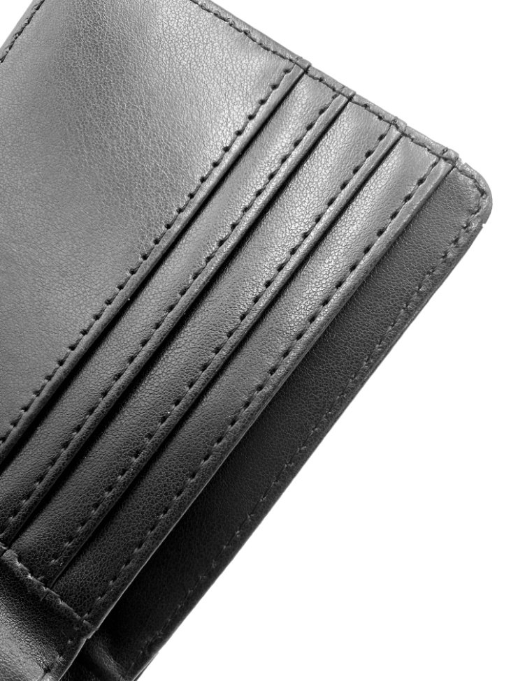 Sublimation Blank Father Day Leather Men's Wallet Purse Money Bag