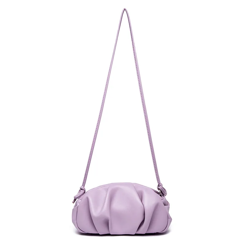 Tasche Bolsos De Mano Clutch Dumpling Tote Pouch Women Fashion Handbags Ladies Shoulder Cloud Bag with Gold Chain for Women