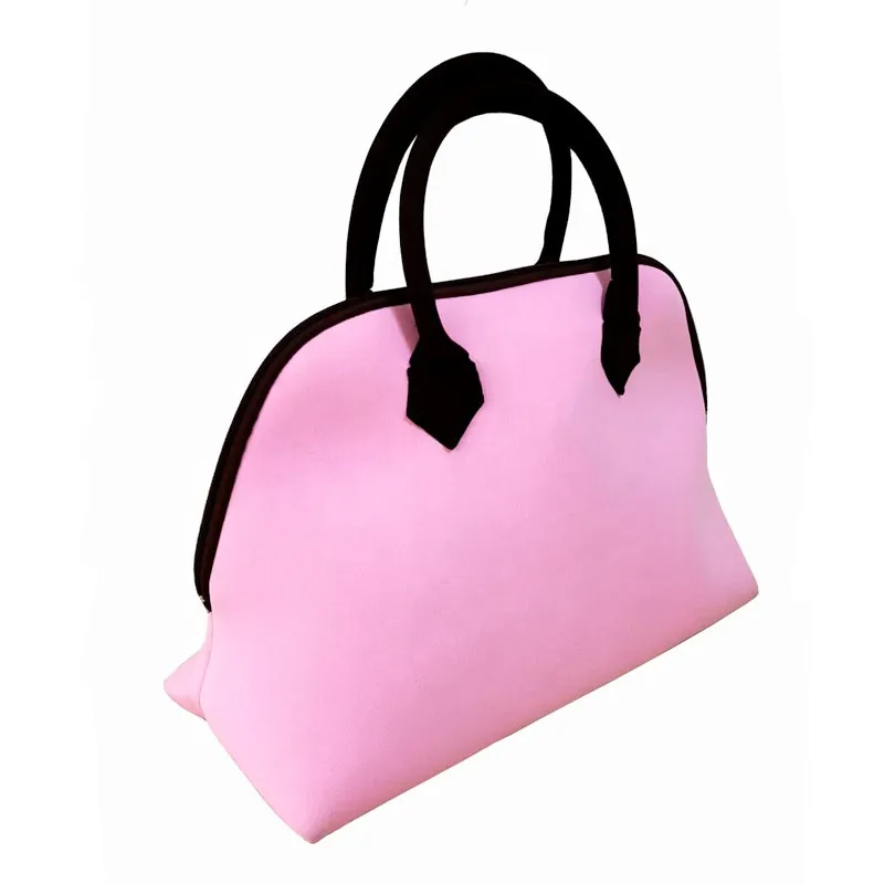 Waterproof Lightweight Women Handbags Neoprene Tote Bag Wholesales Custom Made Beach Bag 1PC/Poly Bag Casual Tote High Quallity