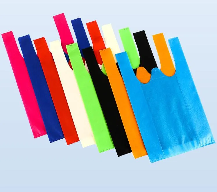 Wholesale Custom Logo Christmas Gift Non Woven Shopping Bag