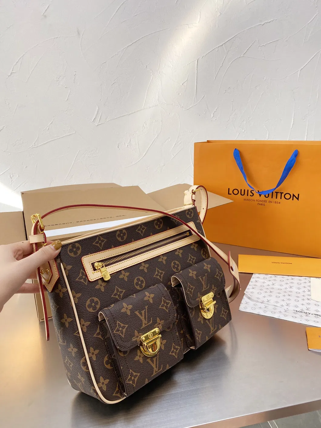 Wholesale Fashion Woman Handbag Designer Bag PU Underarm Fashion Lady Handbag