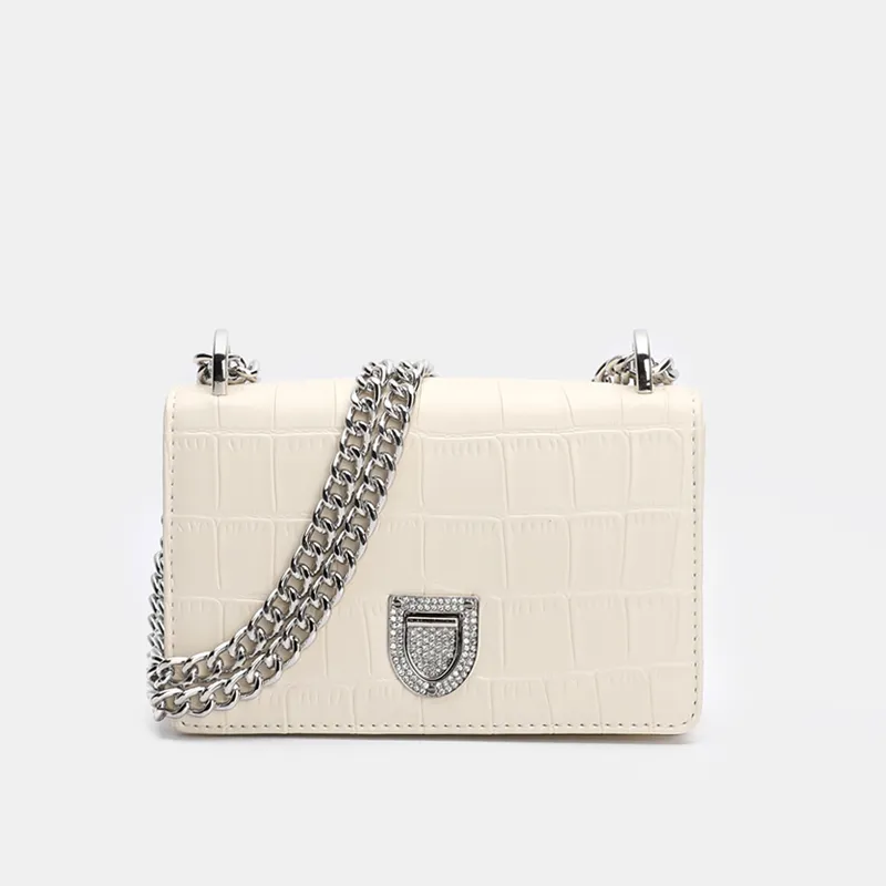 Women Cross-Body Bags Colorful Crocodile Material Nice Design Bags Chain Shoulder Bags