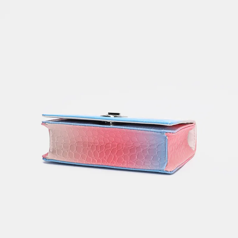 Women Cross-Body Bags Colorful Crocodile Material Nice Design Bags Chain Shoulder Bags